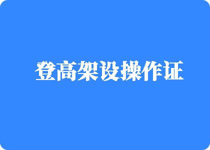 看外女人操逼\登高架设操作证